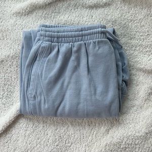 blue sweatpants